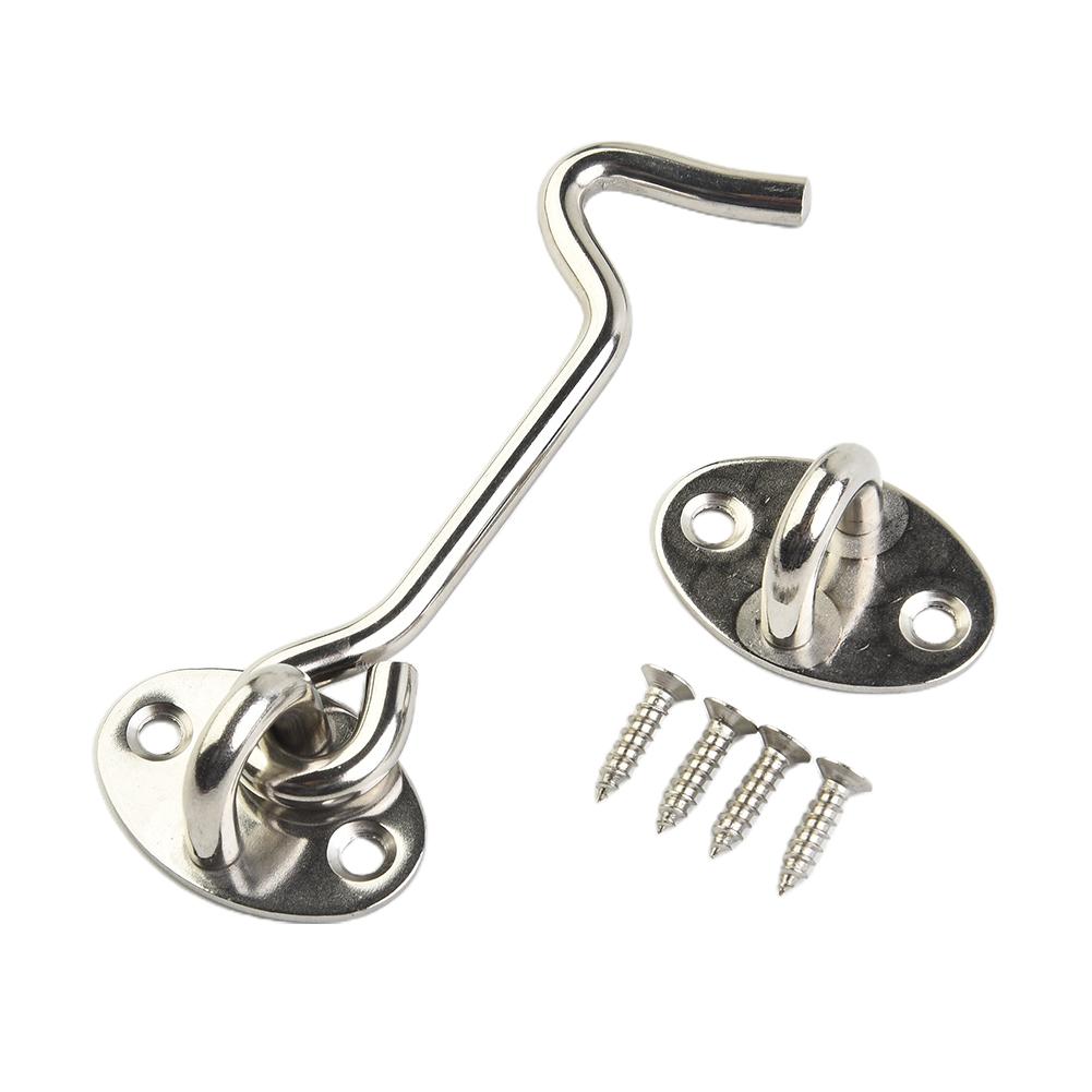 Cabin Hook Window Lock With Safety Switch With Screws