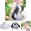 Kara Hajimeru Rezero Lsekai Seikatsu Twins Ramrem Maid Dress Cosplay Costume