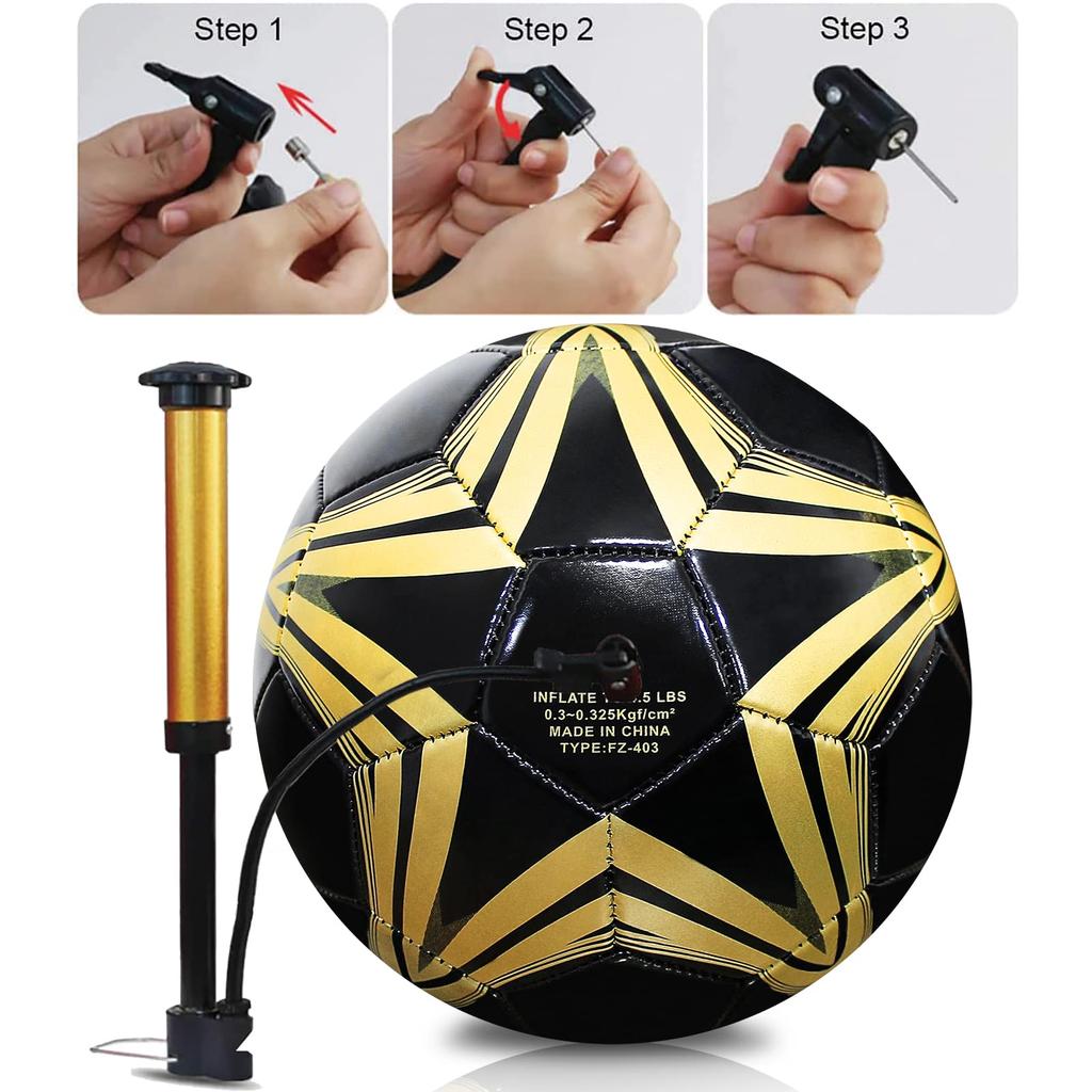 FANTECIA Fußball Größe Offizieller Spielball für Jugendliche und Erwachsene, 5, Ball,