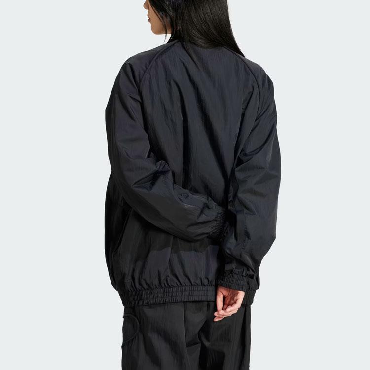 Adidas Veste de survêtement Originals Coupe ample Zippée Manches longues Veste Femme Noir IT9670