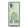 Funny Cute Cartoon Dinosaur Phone Case Cover for Redmi 14C 10C Note 14 13 12 10 11 7 8T K40 K50 Gaming Pro Plus 5G Soft Shell