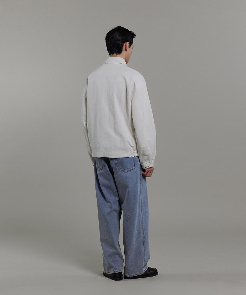 Blankroom Neat Blouson_Ecru