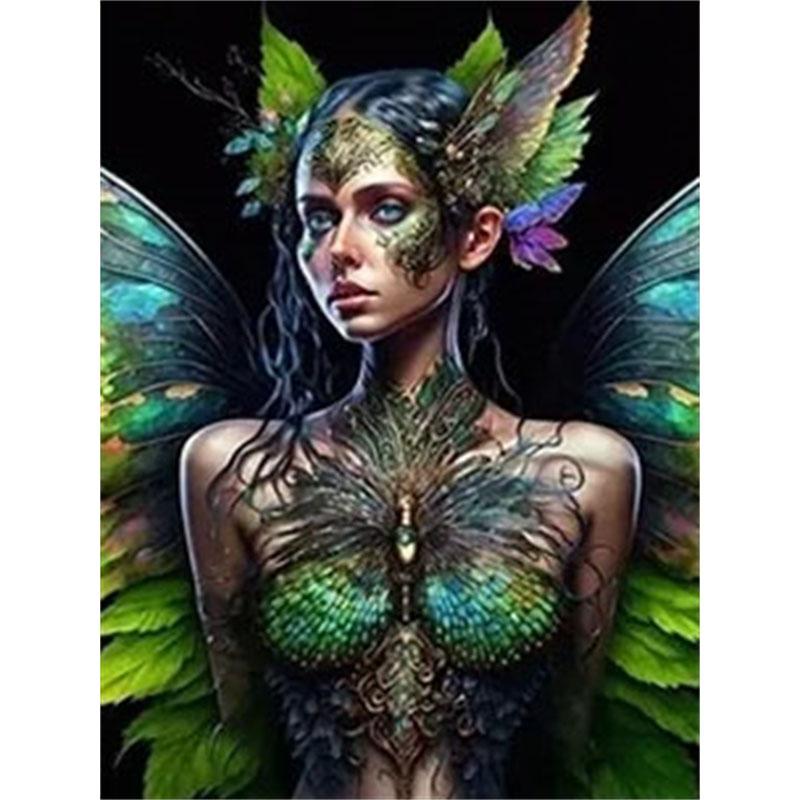 

DIY Алмазная картина Богиня природы Набор для вышивки крестом Мозаичное искусство Алмазная картина Полный круг/квадрат Алмазное украшение для дома Round 50x70cm