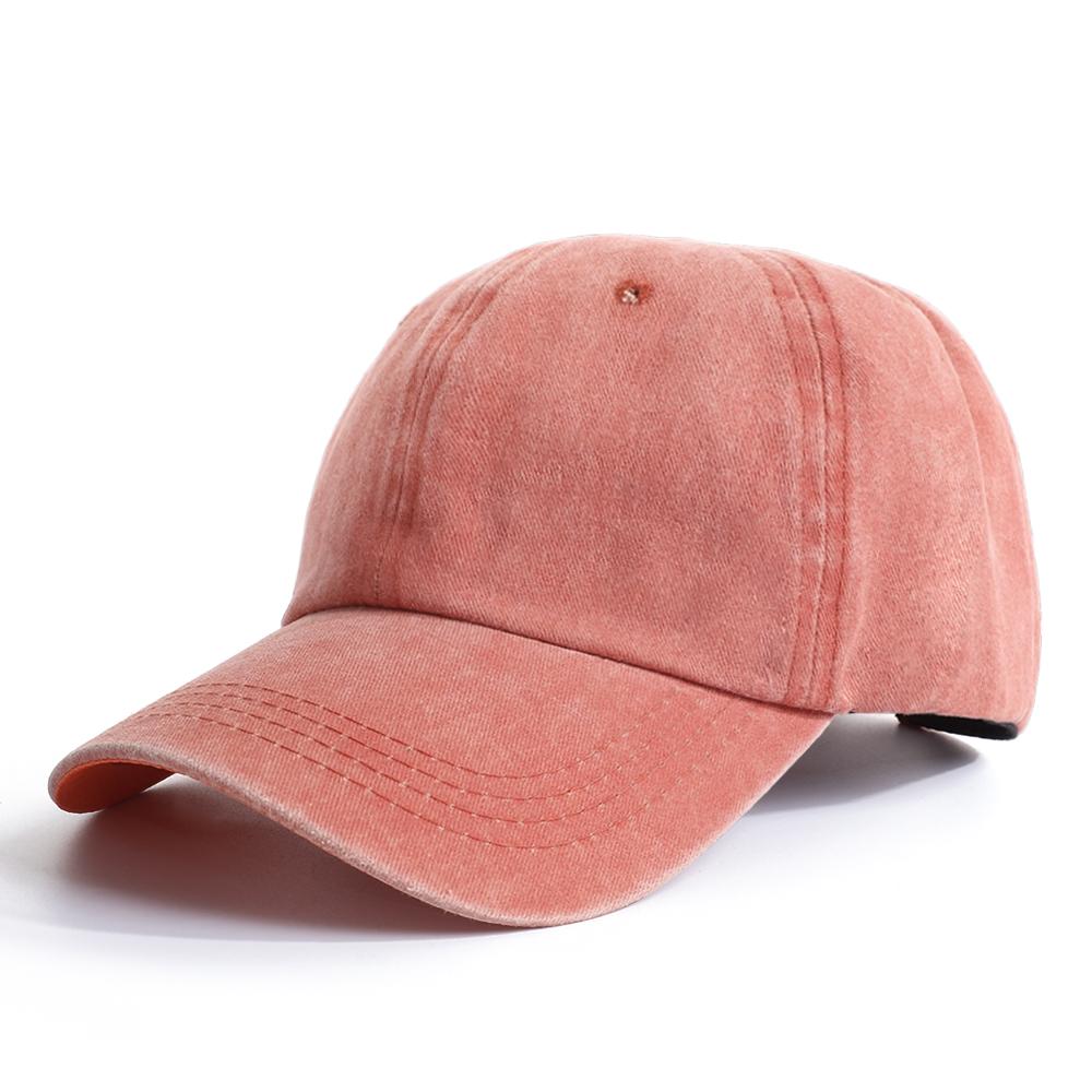 Retro Washed Plain-Colored Soft-Brimmed Baseball Cap, Suitable for Both Men and Women, a Street- Outdoor Casual Piece