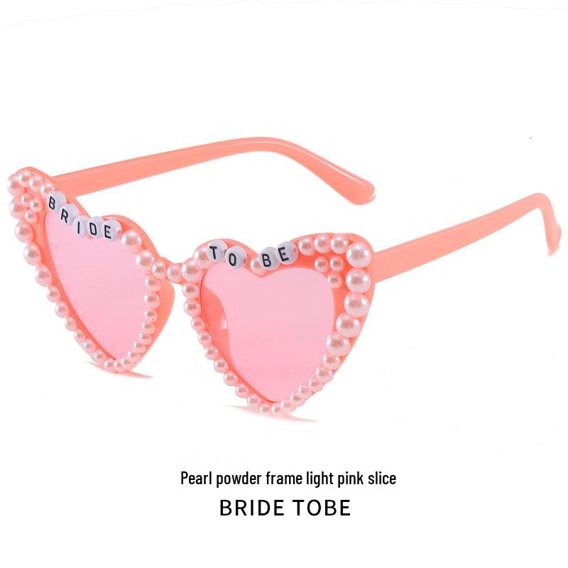 

Сонцезахисні окуляри з перлиновим серцем для весіль, днів народження та вечірок