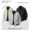 Men's Casual Loose Baseball Collar Workwear Jacket for Spring & Autumn Fashion