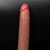 Lifelike Beige Dildo – Thick & Long Liquid Silicone, Super Soft Realistic Texture, Manual Adult Toy for Women, Men & Couples
