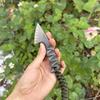 Mini Ax D2 Steel Blade Outdoor Camping Wilderness Survival EDC Pocket Knife Tactical Knife Clear Obstacle Knife Boy Gift