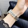 Pearl Beaded Bracelet for Apple Watch Band 49/46/45/44/42/41/40/38mm Women Chic Diamond Metal Wristband Strap for iWatch S10 9 8