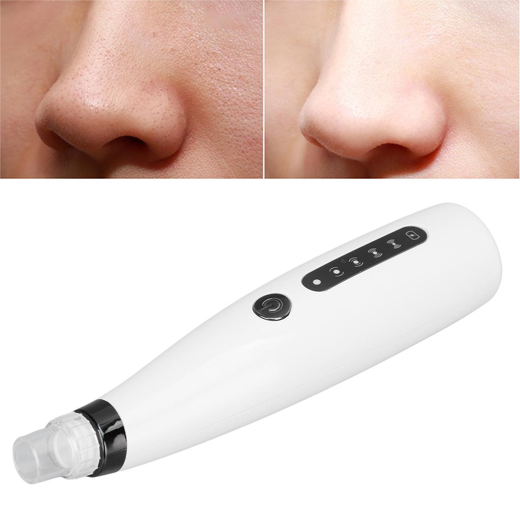 Blackhead Remover Vacuum 5 Suction Power 6 Heads Deep Cleaning Electric Facial Pore Cleaner Machine