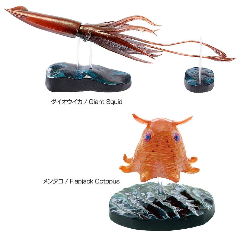 Calorata Deep Sea Creatures 3D Encyclopedia Crab 8 Species Includes Instruction Manual and Realistic Figures Birthday Present Gift Sanitation Law Toy