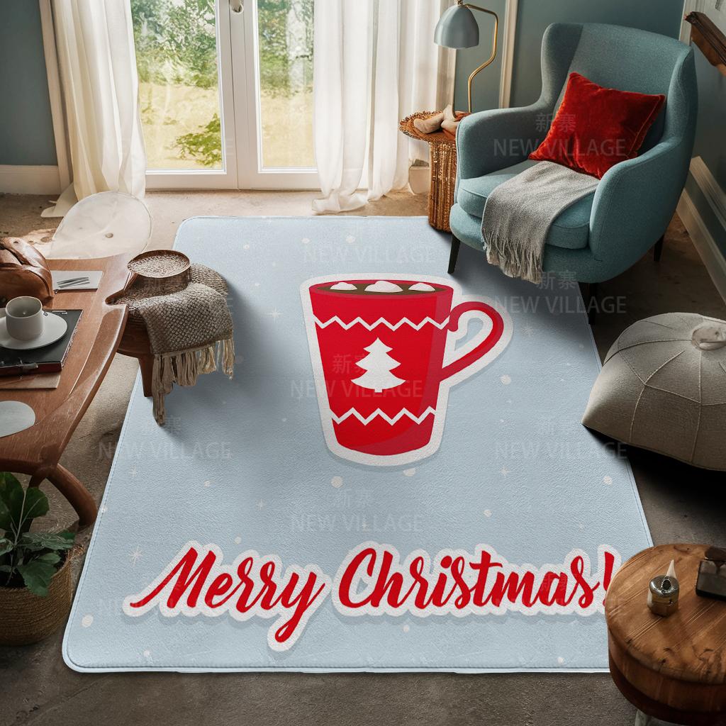 Koberec ke vchodu do domu Rohožka ke dveřím do domu Obývací pokoj Vana Koupelna Protiskluzové koberce s absorpcí vody vana Veselé Vánoce zima