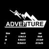 “Adventure”Mountains Stickersfor A Unique And Personalized Lookhigh Quality Sticker For Cars Trucks!