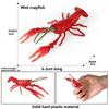 Animal Marine Model Plastic Red Claw Lobster Decor Toy For Kids Gift Learning