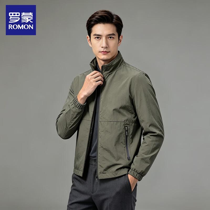 Romon Men's Stand-up Collar Casual Jacket