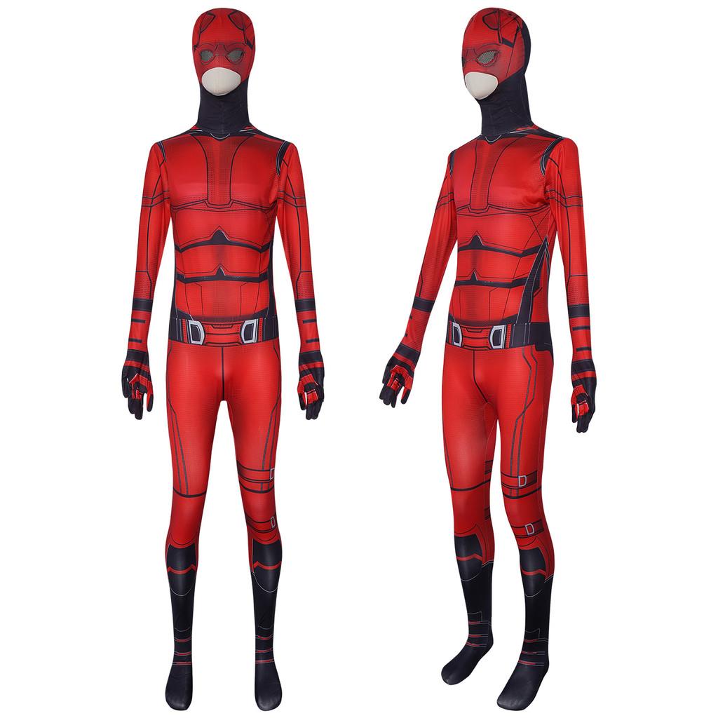 Costume Daredevil Cosplay Battle Suit Jumpsuit Halloween Movie Costume Cosplay