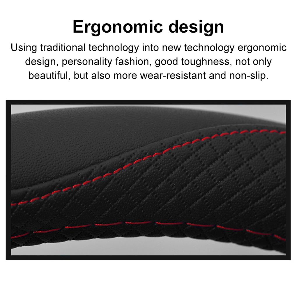 Slip Resistance Universal Size Steering Wheel Cover For Car Car Steering Wheel Easy To Maintain
