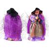 Creative Broomstick Witch Statues Funny Witch Figurines  Haunted House Decorations