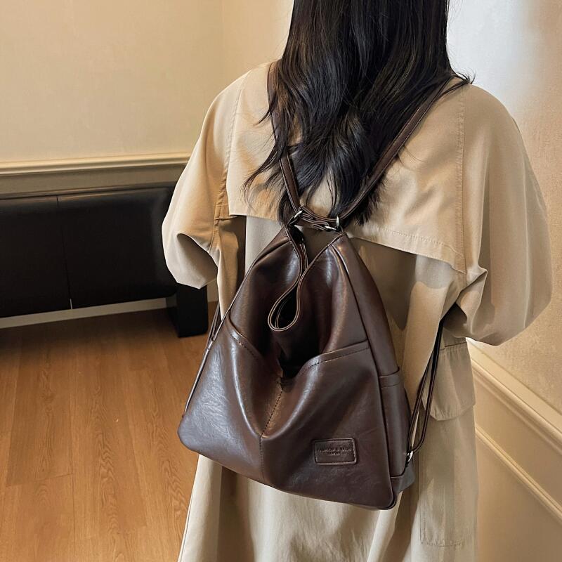 Vintage Shoulder Bag Women's Tote Bag Large Capacity Underarm Bag