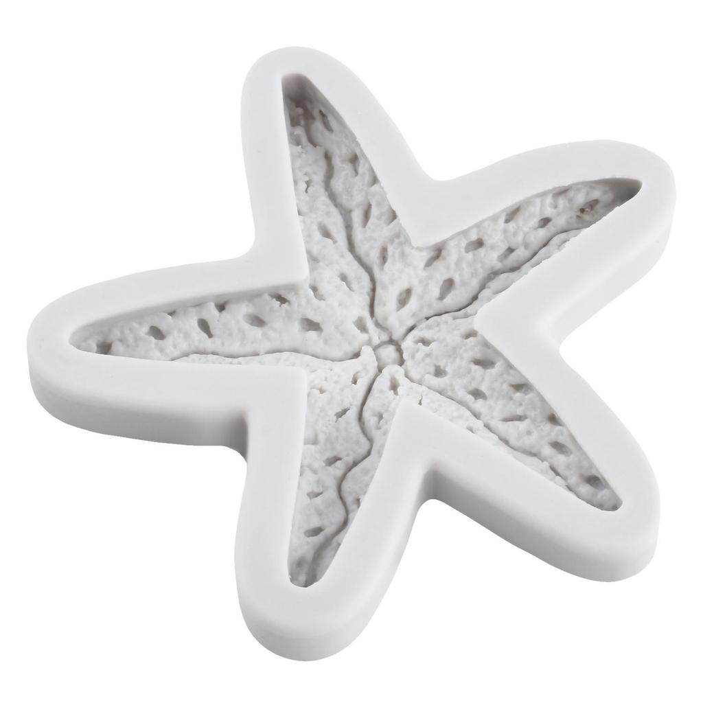 Starfish Silicone Mold Starfish Fondant Molds Cake Decorating Tools Cupcake Topper Candy Resin Clay Chocolate Gumpaste Mold