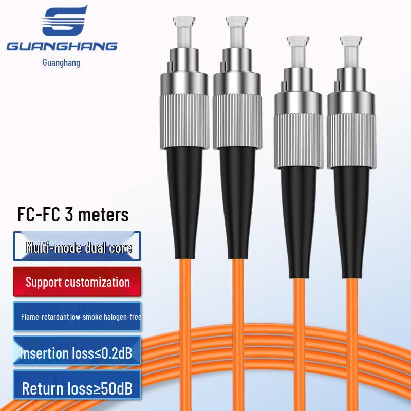Guanghang Telecom-grade Multimode Fiber Optic Patch Cord