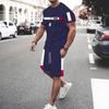 Men's Short-sleeved Shorts Casual Suit Fashionable Simple Sports Suit Comfortable Breathable Unisex Sports Clothing