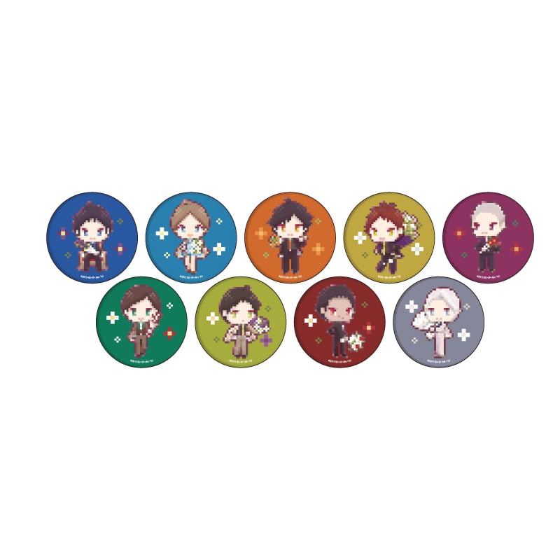 

Gokuto Jihen 06 Celebration Suit ver. [Pixel Art Illustration] Can Badge 9-piece Box