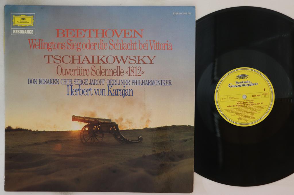 LP Record HERBERT VON KARAJAN, DON KOSAKEN CH - Wellington's Victory or the Battle  2535125 Deutsche Grammo Germany Classical Used