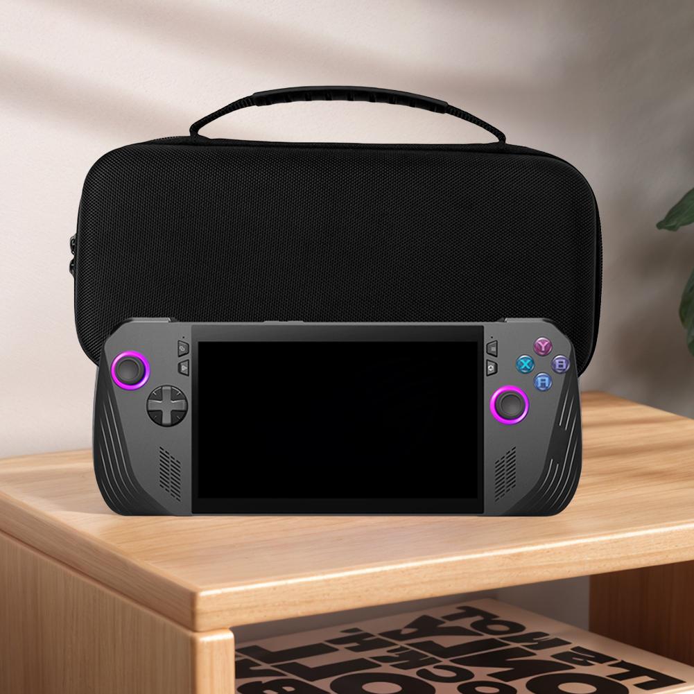 EVA Hard Carrying Case with Accessory Pocket Travel Protective Handbag Hard Shell Case for Asus Rog Ally X/Rog Ally Game Console