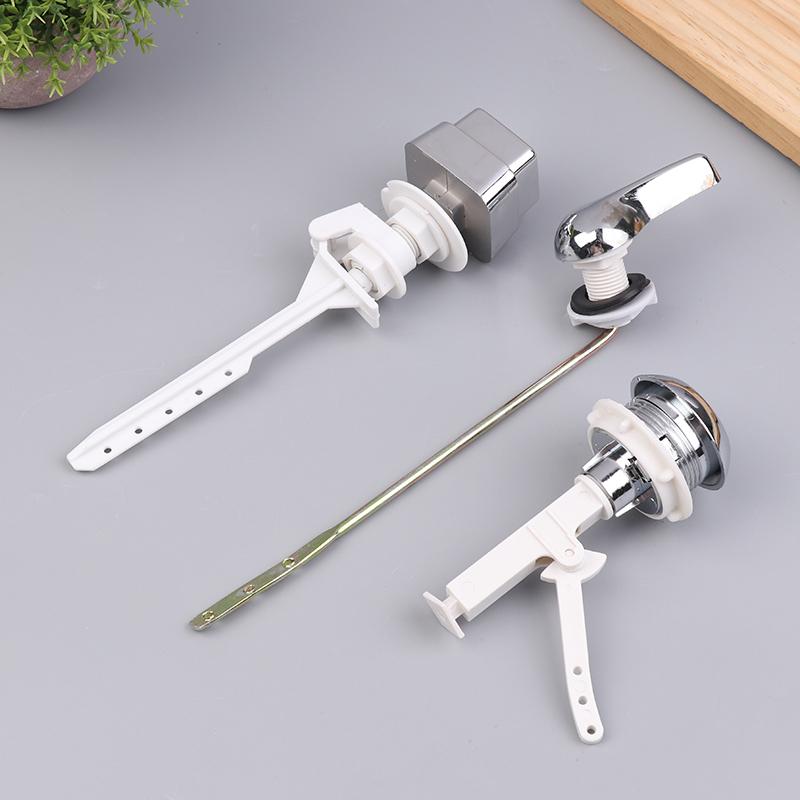 1Pc Plastic Push Button Toilet Flush Kit Front/Side/Top Mount Trip Lever Handle Side Button Switch For Toilet Seat Water Tank