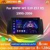 Carplay 2din Android 13 Car Radio Multimedia Video Player Navigation GPS For BMW M5 E39 E53 X5 1999-2006 4G+WIFI DVD Head Unit