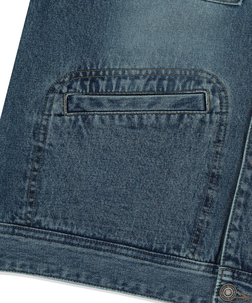 Wacky Willy Denim Trucker Jacket Blue