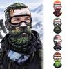 Head Protection Face Mask Funny Old Man Ski Mask, Full Neck Coverage Balaclava, Quick Drying Windproof Cover for Outdoor Cycling Sports Shield