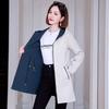 Fashion Double-Sided Wear Trench Coat Women's Mid-Longth Spring Autumn Women's Coats Tops   Hooded Jacket  Women Top