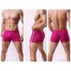 Herren Low-Rise Sportshorts Lässige Unifarbene Boxershorts Atmungsaktive Slim Fit Vier-Punkt-Shorts
