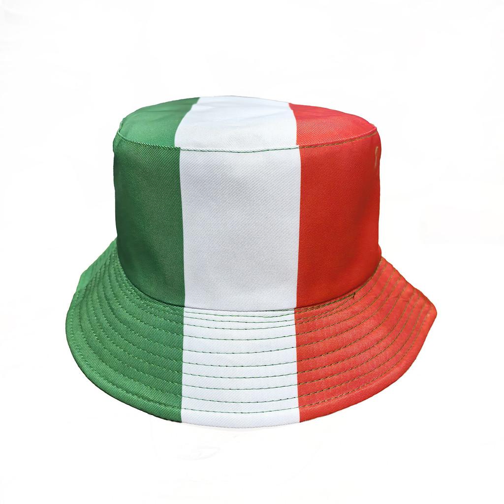 Ausgebleichte Print Flache Kappe Mit Breiter Krempe Sonnenschutz Für Outdoor-Fans