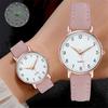Relojes de Mujer para Mujer Pequeño de Cuarzo Analógico de Pulsera Casual de Cuero