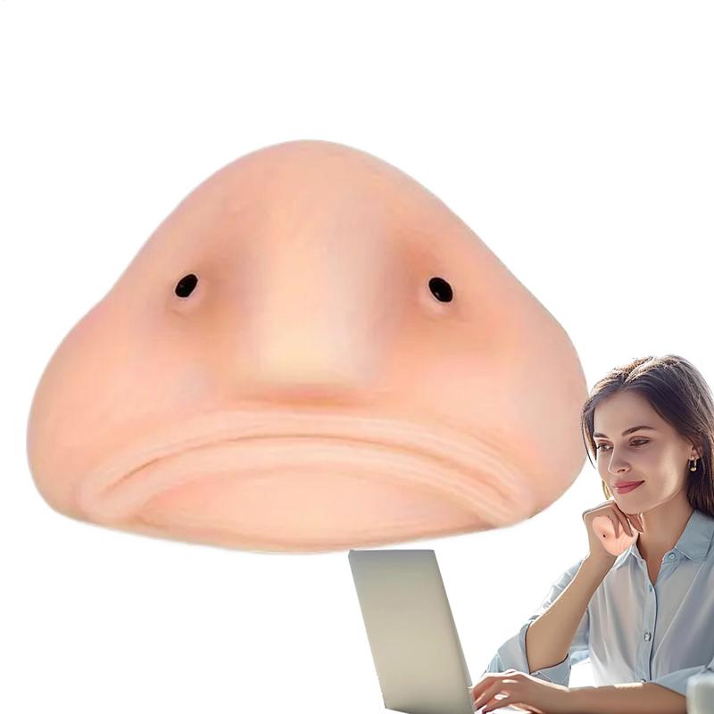 Squeeze Toys Blobfish Stress Relief Toy Pinching Slow Rebound Ball Reliever Portable Animal Sensory Game Toys For Home Office