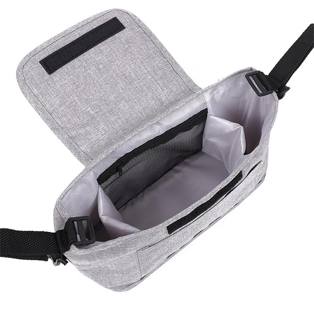 Multifunctional Baby Stroller Organizer - Large Capacity Mummy Shoulder Bag with Milk Bottle Holder