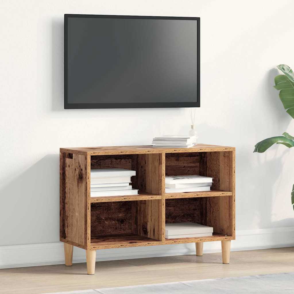 vidaXL TV-Schränk 69,5 x 30 x 50 cm Altholz Holzwerkstoff braun
