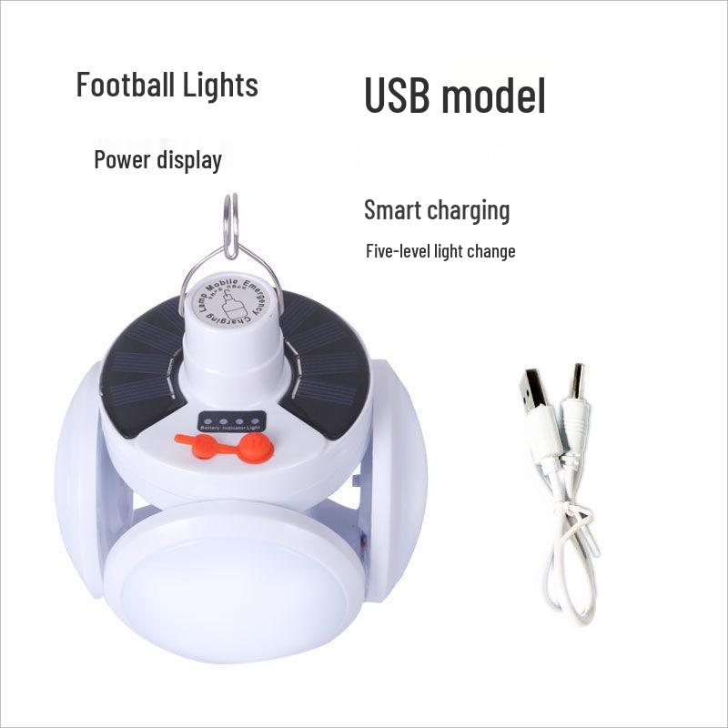 Outdoor Solar Football Lamp with Remote