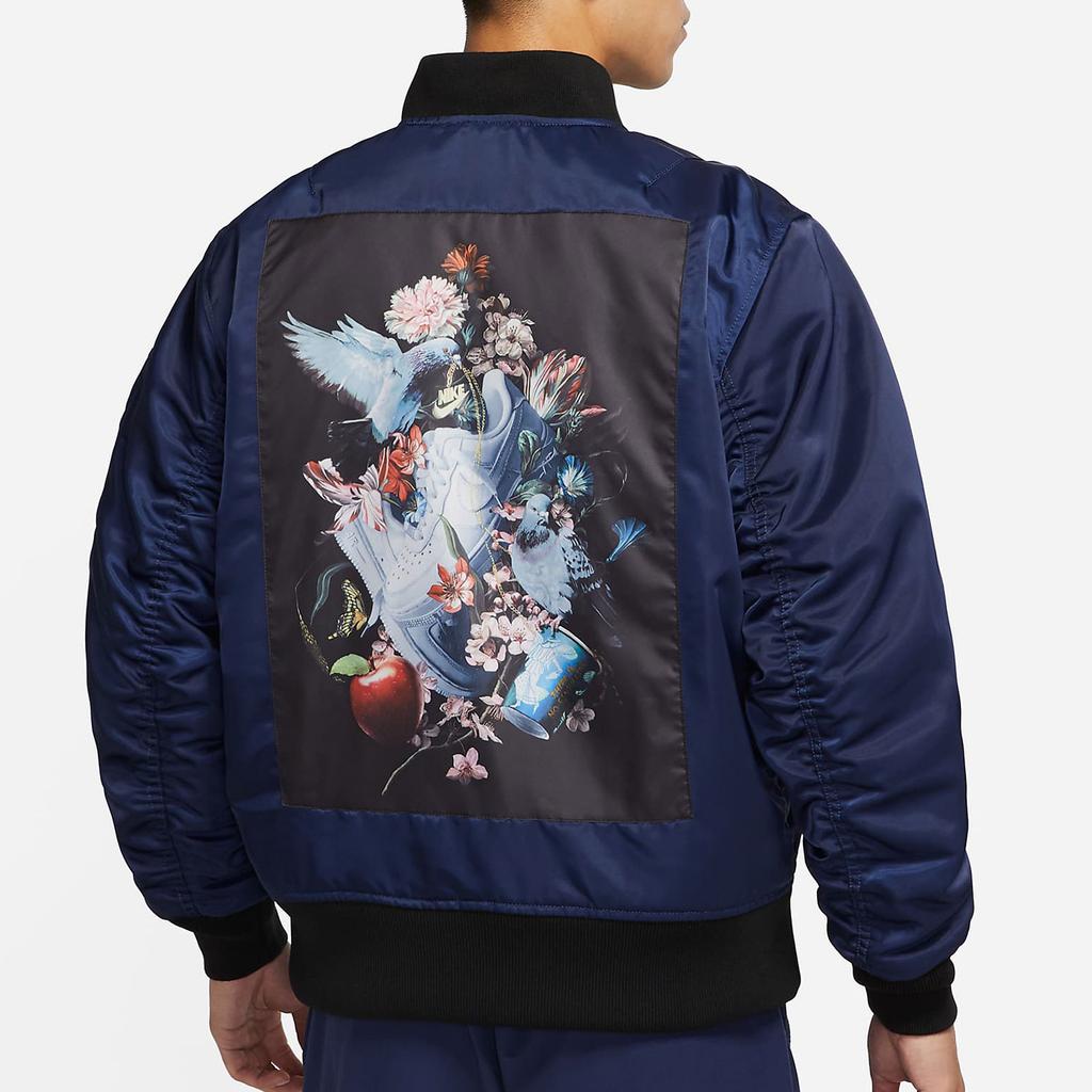 Nike Sportswear Therma-FIT Print Zip-Up Jacket Men Outerwear Dark-Navy-Blue DD6506-410