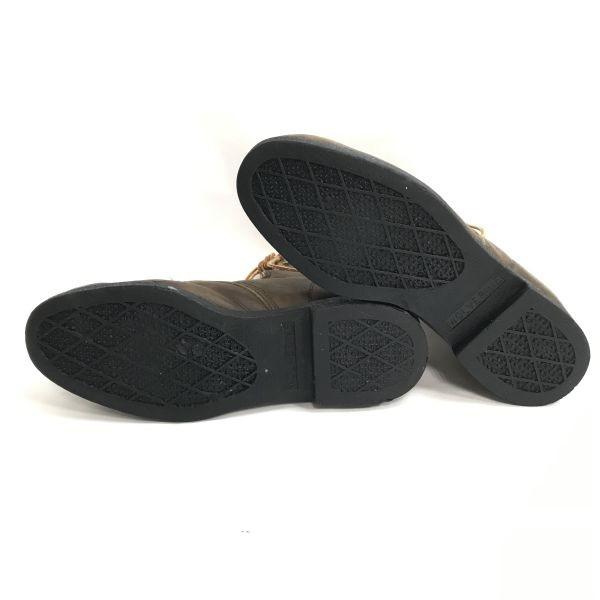 WOLVERINE Kožené šněrovací pracovní boty Vintage Velikost 12D 29.5-30.0 Hnědé 1000 Mile(POUŽITÝ)