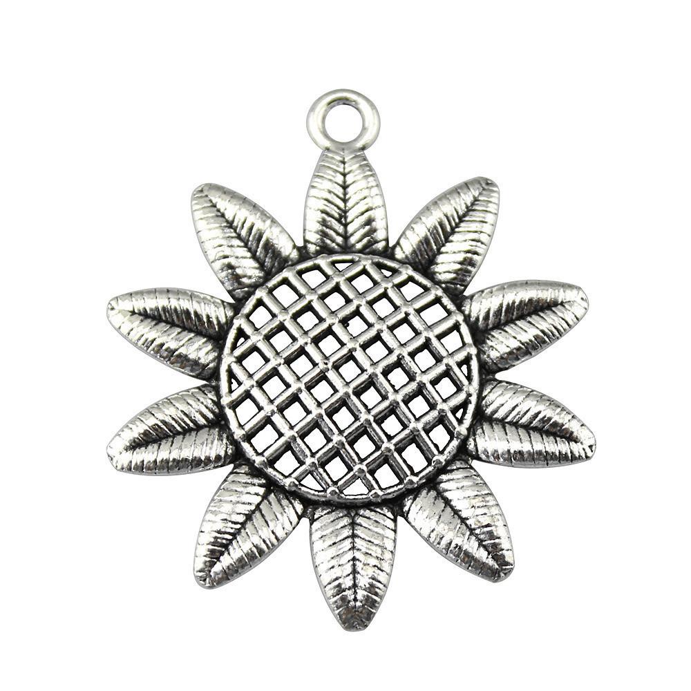 

Принадлежности для ювелирных изделий Подвески-подсолнухи Мужские аксессуары ручной работы 2 шт.