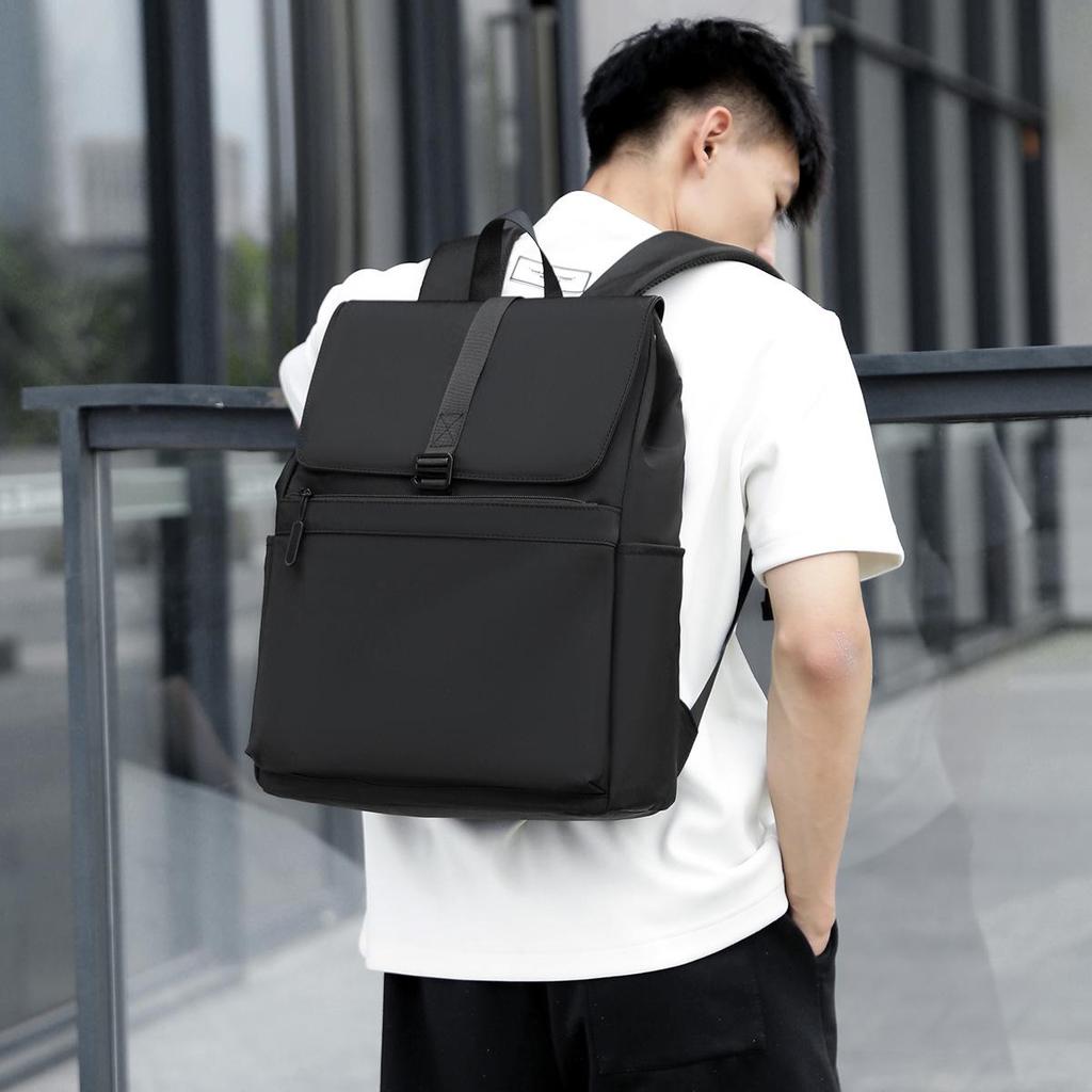 Men's Cross-Border High-Capacity Multifunctional Backpack, Attachable To Suitcase