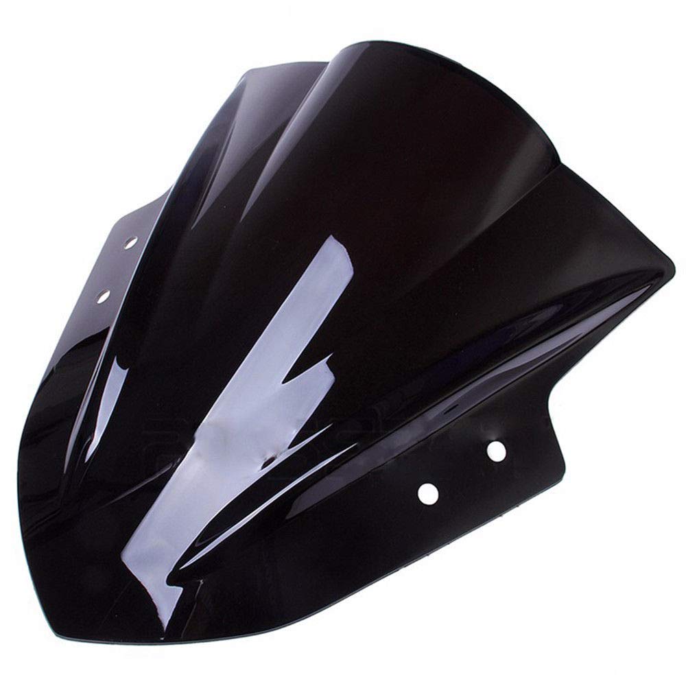 Karun FOR Kawasaki Z125 Z750 Z800 Front Glass Windscreen Cover (Black)
