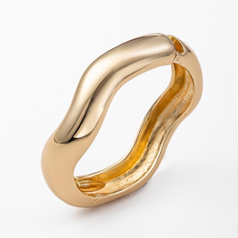 New jewelry Simple circle open bracelet Irregular ancient zinc alloy bracelet jewelry