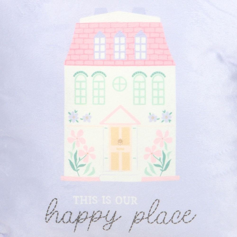 Something Different This Is Our Happy Place Square Filled Cushion