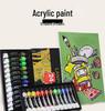 Acrylic Paint Set: 12 or 24 Colors in 12ml or 60ml, Waterproof, Hand-Painting DIY Kit