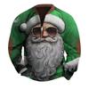 Mens Christmas Sweater Zip Up Sweatshirts Vintage Knit Graphic Sweatshirt Xmas Stand Collar Pullover